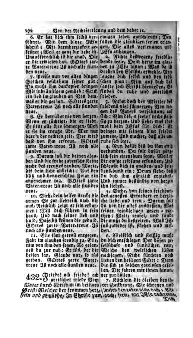 Erbauliche Lieder-Sammlung: zum gottestdienstlichen Gebrauch in den Vereinigten Evangelische-Lutherischen Gemeinen in Pennsylvanien und den benachbarten Staaten (Die Achte verm. ... Aufl.) page 274