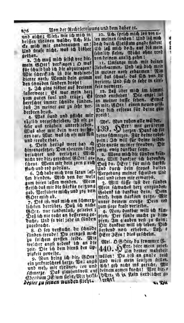 Erbauliche Lieder-Sammlung: zum gottestdienstlichen Gebrauch in den Vereinigten Evangelische-Lutherischen Gemeinen in Pennsylvanien und den benachbarten Staaten (Die Achte verm. ... Aufl.) page 278