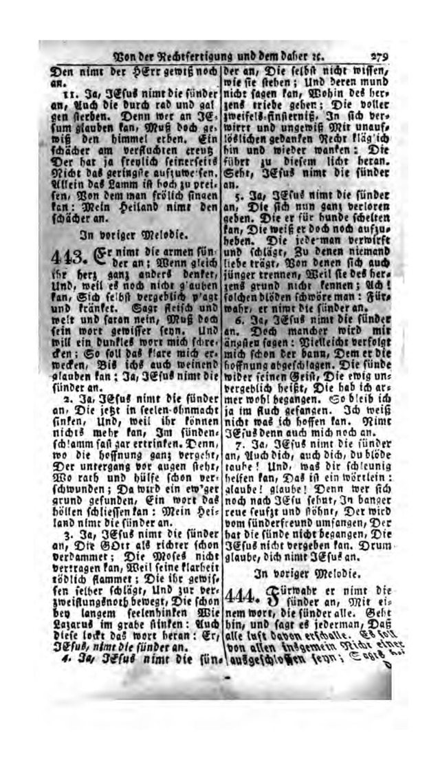 Erbauliche Lieder-Sammlung: zum gottestdienstlichen Gebrauch in den Vereinigten Evangelische-Lutherischen Gemeinen in Pennsylvanien und den benachbarten Staaten (Die Achte verm. ... Aufl.) page 281