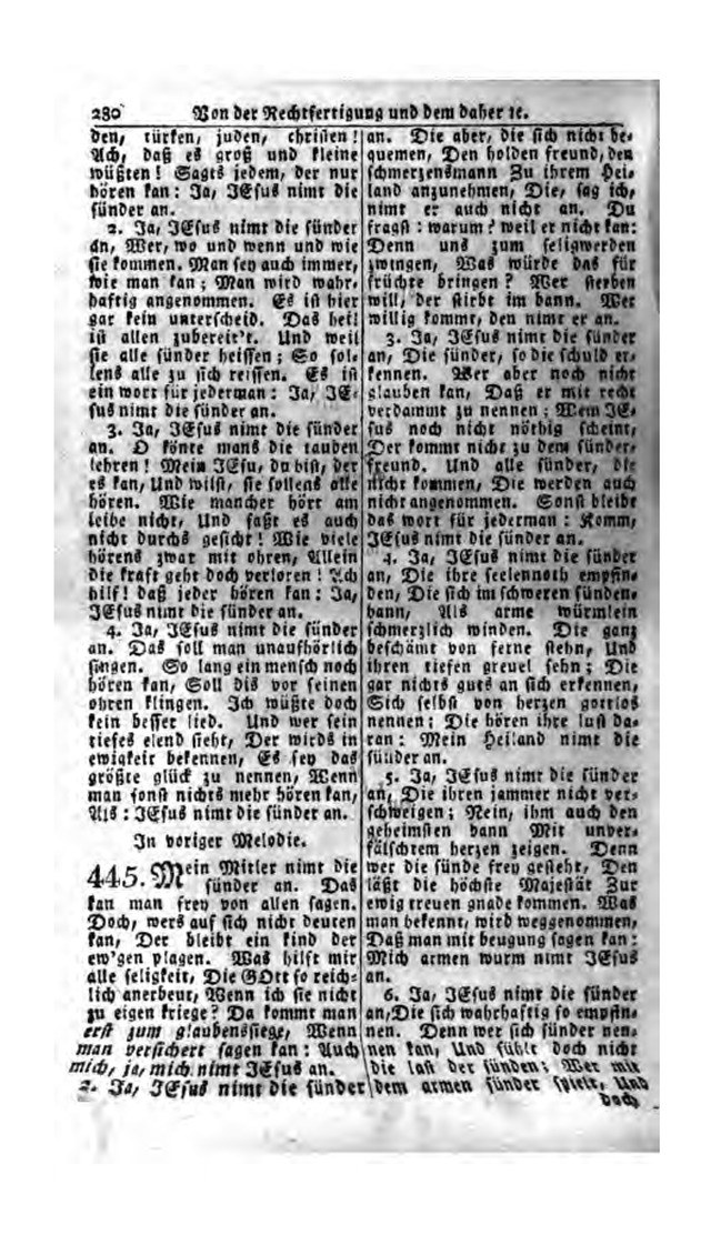 Erbauliche Lieder-Sammlung: zum gottestdienstlichen Gebrauch in den Vereinigten Evangelische-Lutherischen Gemeinen in Pennsylvanien und den benachbarten Staaten (Die Achte verm. ... Aufl.) page 282