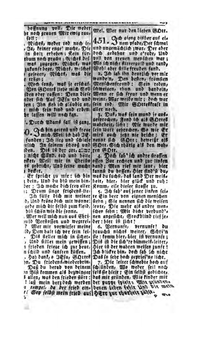 Erbauliche Lieder-Sammlung: zum gottestdienstlichen Gebrauch in den Vereinigten Evangelische-Lutherischen Gemeinen in Pennsylvanien und den benachbarten Staaten (Die Achte verm. ... Aufl.) page 287