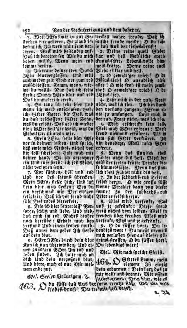 Erbauliche Lieder-Sammlung: zum gottestdienstlichen Gebrauch in den Vereinigten Evangelische-Lutherischen Gemeinen in Pennsylvanien und den benachbarten Staaten (Die Achte verm. ... Aufl.) page 294