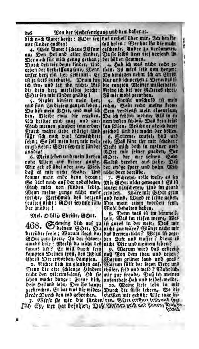 Erbauliche Lieder-Sammlung: zum gottestdienstlichen Gebrauch in den Vereinigten Evangelische-Lutherischen Gemeinen in Pennsylvanien und den benachbarten Staaten (Die Achte verm. ... Aufl.) page 298