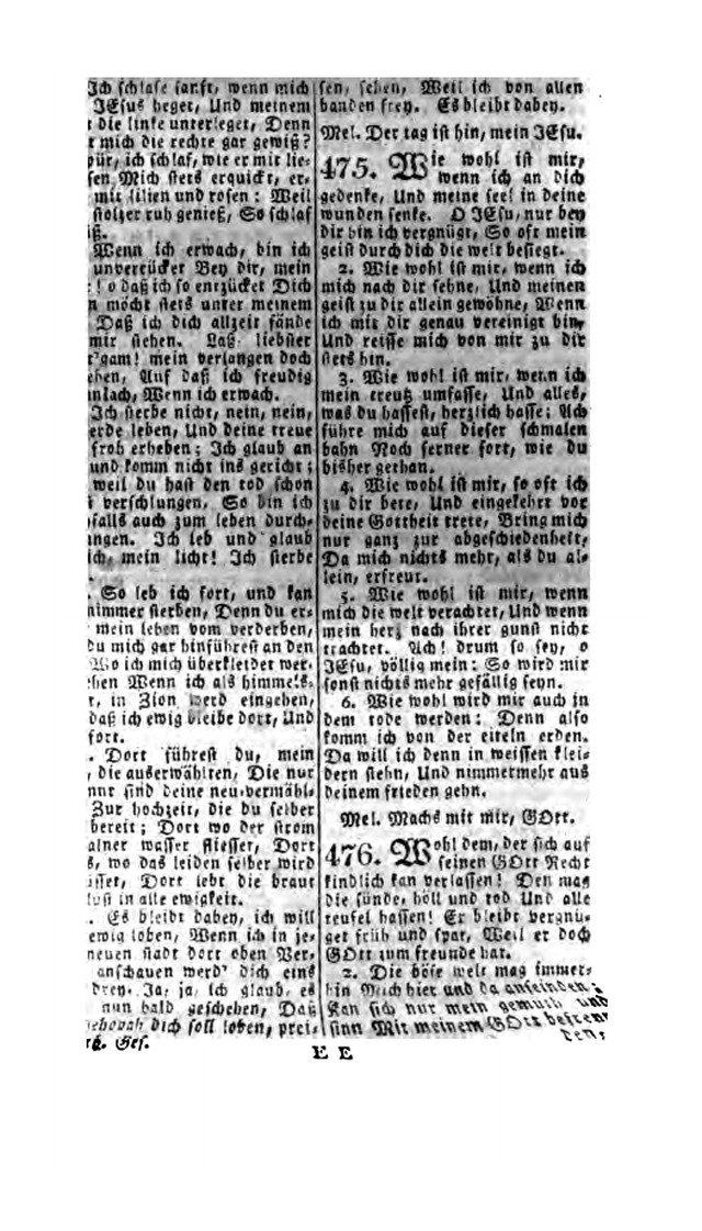 Erbauliche Lieder-Sammlung: zum gottestdienstlichen Gebrauch in den Vereinigten Evangelische-Lutherischen Gemeinen in Pennsylvanien und den benachbarten Staaten (Die Achte verm. ... Aufl.) page 303