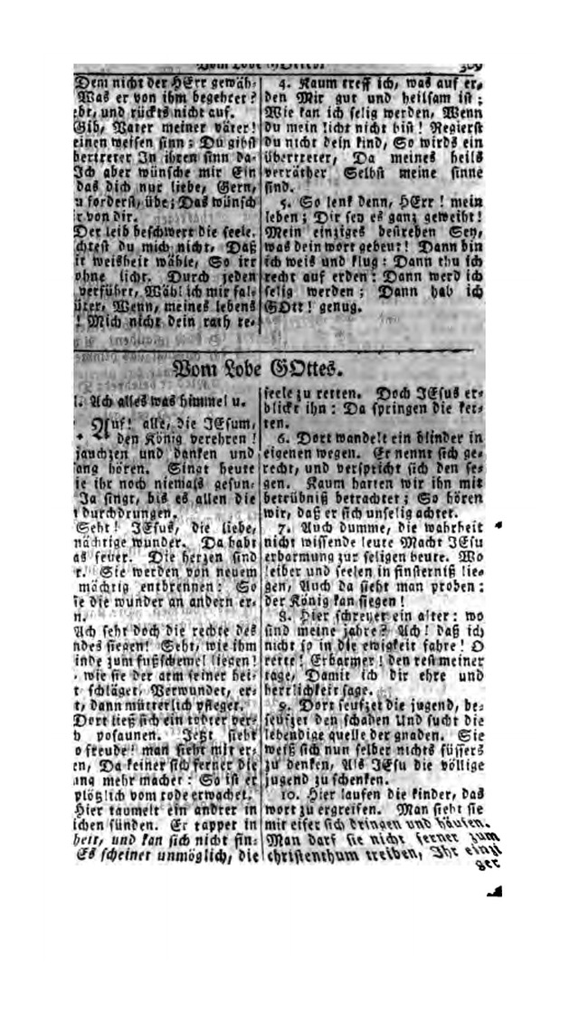 Erbauliche Lieder-Sammlung: zum gottestdienstlichen Gebrauch in den Vereinigten Evangelische-Lutherischen Gemeinen in Pennsylvanien und den benachbarten Staaten (Die Achte verm. ... Aufl.) page 311