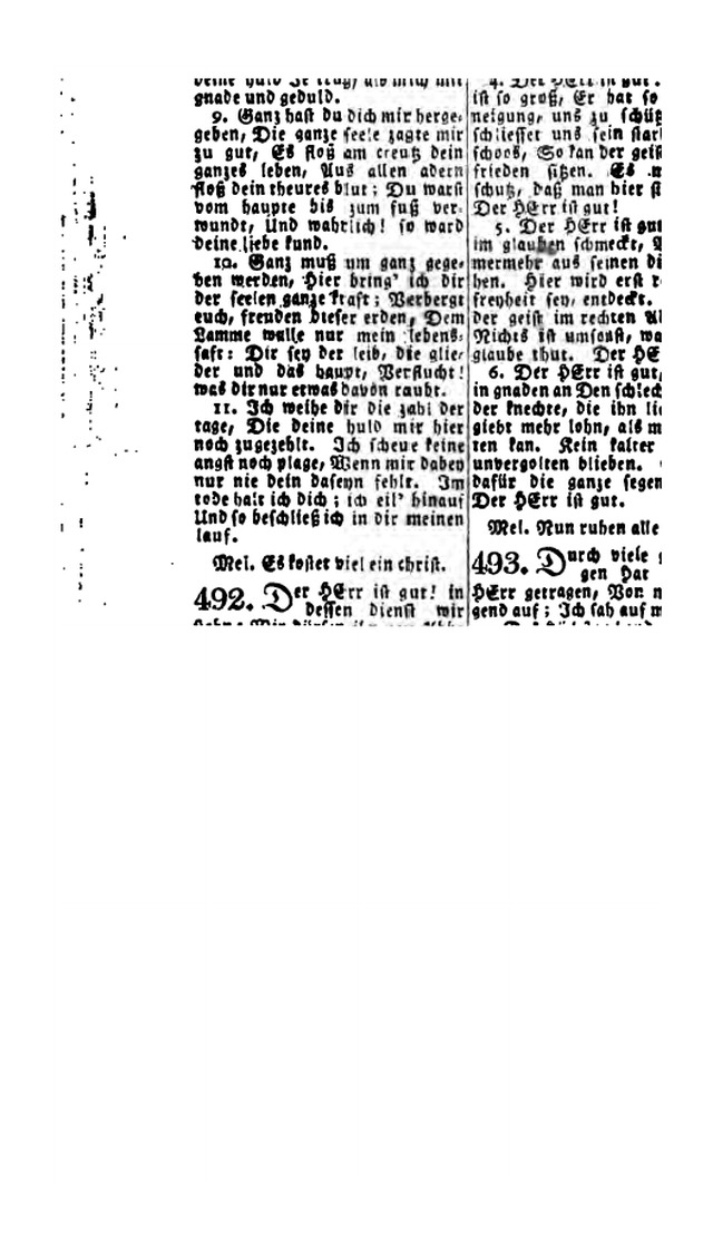 Erbauliche Lieder-Sammlung: zum gottestdienstlichen Gebrauch in den Vereinigten Evangelische-Lutherischen Gemeinen in Pennsylvanien und den benachbarten Staaten (Die Achte verm. ... Aufl.) page 316