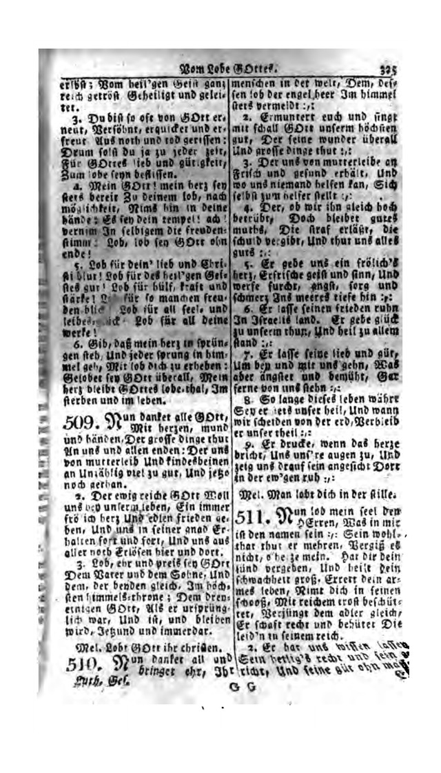 Erbauliche Lieder-Sammlung: zum gottestdienstlichen Gebrauch in den Vereinigten Evangelische-Lutherischen Gemeinen in Pennsylvanien und den benachbarten Staaten (Die Achte verm. ... Aufl.) page 327