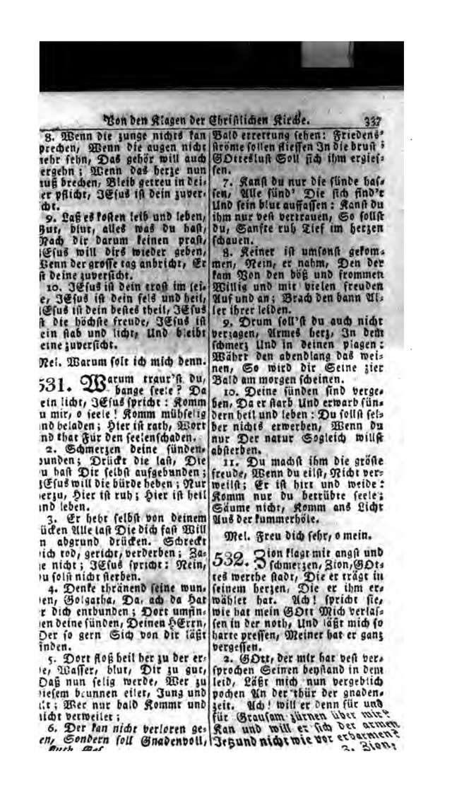 Erbauliche Lieder-Sammlung: zum gottestdienstlichen Gebrauch in den Vereinigten Evangelische-Lutherischen Gemeinen in Pennsylvanien und den benachbarten Staaten (Die Achte verm. ... Aufl.) page 339