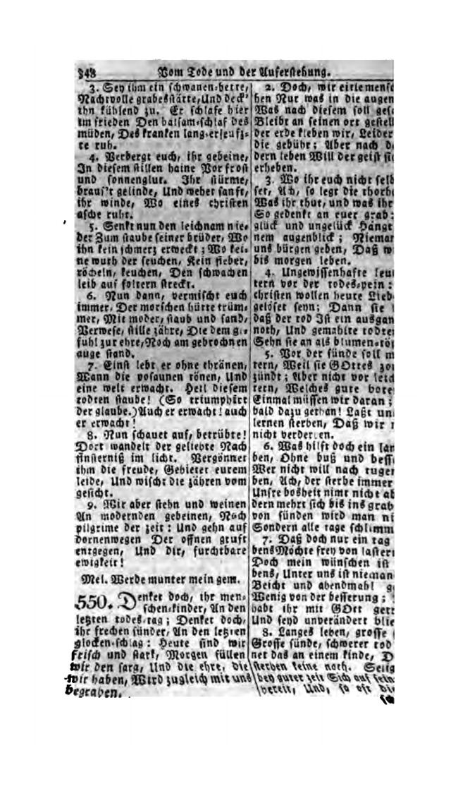 Erbauliche Lieder-Sammlung: zum gottestdienstlichen Gebrauch in den Vereinigten Evangelische-Lutherischen Gemeinen in Pennsylvanien und den benachbarten Staaten (Die Achte verm. ... Aufl.) page 346