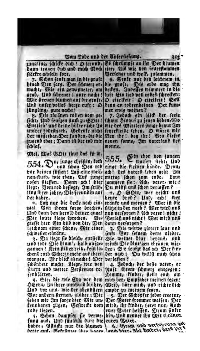 Erbauliche Lieder-Sammlung: zum gottestdienstlichen Gebrauch in den Vereinigten Evangelische-Lutherischen Gemeinen in Pennsylvanien und den benachbarten Staaten (Die Achte verm. ... Aufl.) page 351