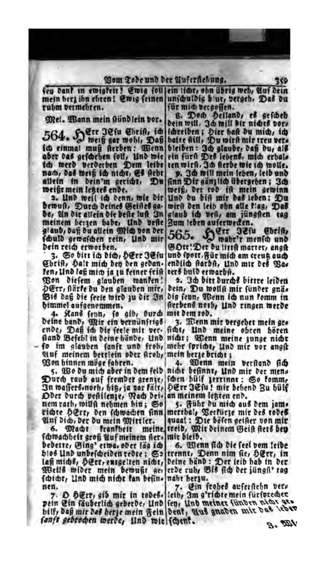 Erbauliche Lieder-Sammlung: zum gottestdienstlichen Gebrauch in den Vereinigten Evangelische-Lutherischen Gemeinen in Pennsylvanien und den benachbarten Staaten (Die Achte verm. ... Aufl.) page 357