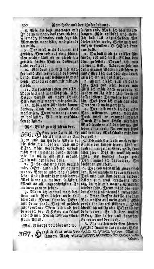 Erbauliche Lieder-Sammlung: zum gottestdienstlichen Gebrauch in den Vereinigten Evangelische-Lutherischen Gemeinen in Pennsylvanien und den benachbarten Staaten (Die Achte verm. ... Aufl.) page 358