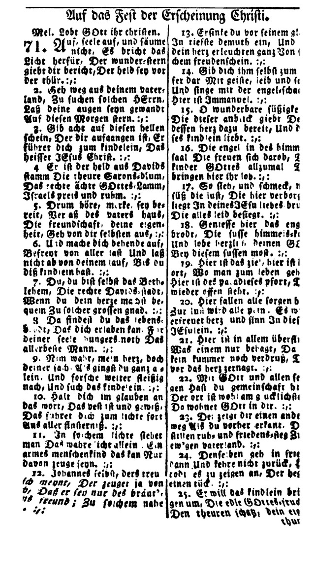 Erbauliche Lieder-Sammlung: zum gottestdienstlichen Gebrauch in den Vereinigten Evangelische-Lutherischen Gemeinen in Pennsylvanien und den benachbarten Staaten (Die Achte verm. ... Aufl.) page 36