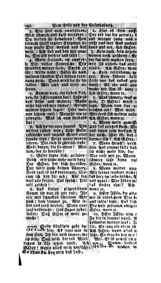 Erbauliche Lieder-Sammlung: zum gottestdienstlichen Gebrauch in den Vereinigten Evangelische-Lutherischen Gemeinen in Pennsylvanien und den benachbarten Staaten (Die Achte verm. ... Aufl.) page 362