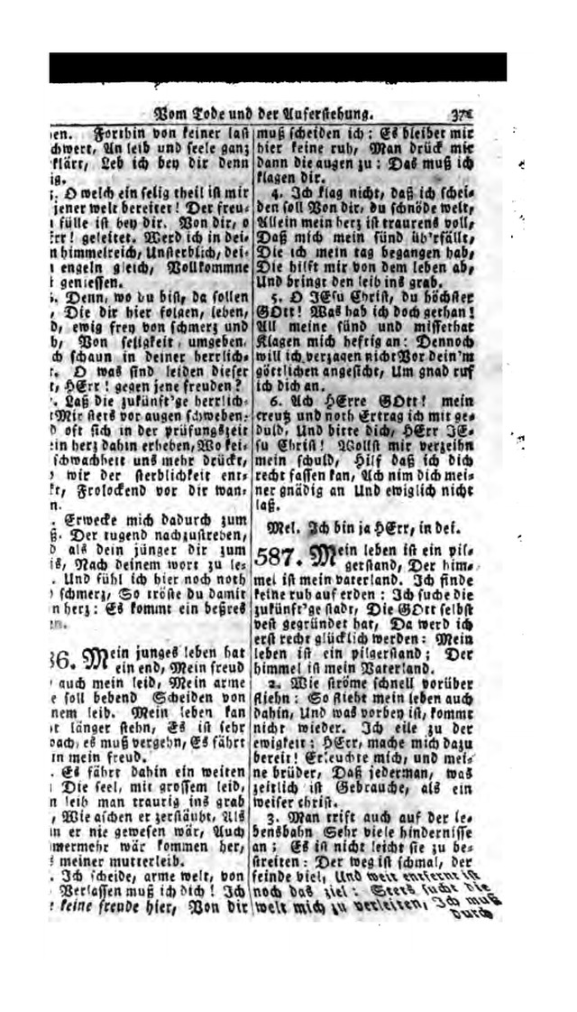 Erbauliche Lieder-Sammlung: zum gottestdienstlichen Gebrauch in den Vereinigten Evangelische-Lutherischen Gemeinen in Pennsylvanien und den benachbarten Staaten (Die Achte verm. ... Aufl.) page 367