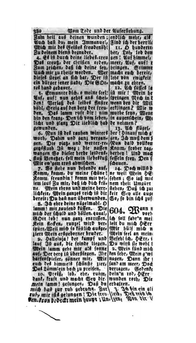 Erbauliche Lieder-Sammlung: zum gottestdienstlichen Gebrauch in den Vereinigten Evangelische-Lutherischen Gemeinen in Pennsylvanien und den benachbarten Staaten (Die Achte verm. ... Aufl.) page 376