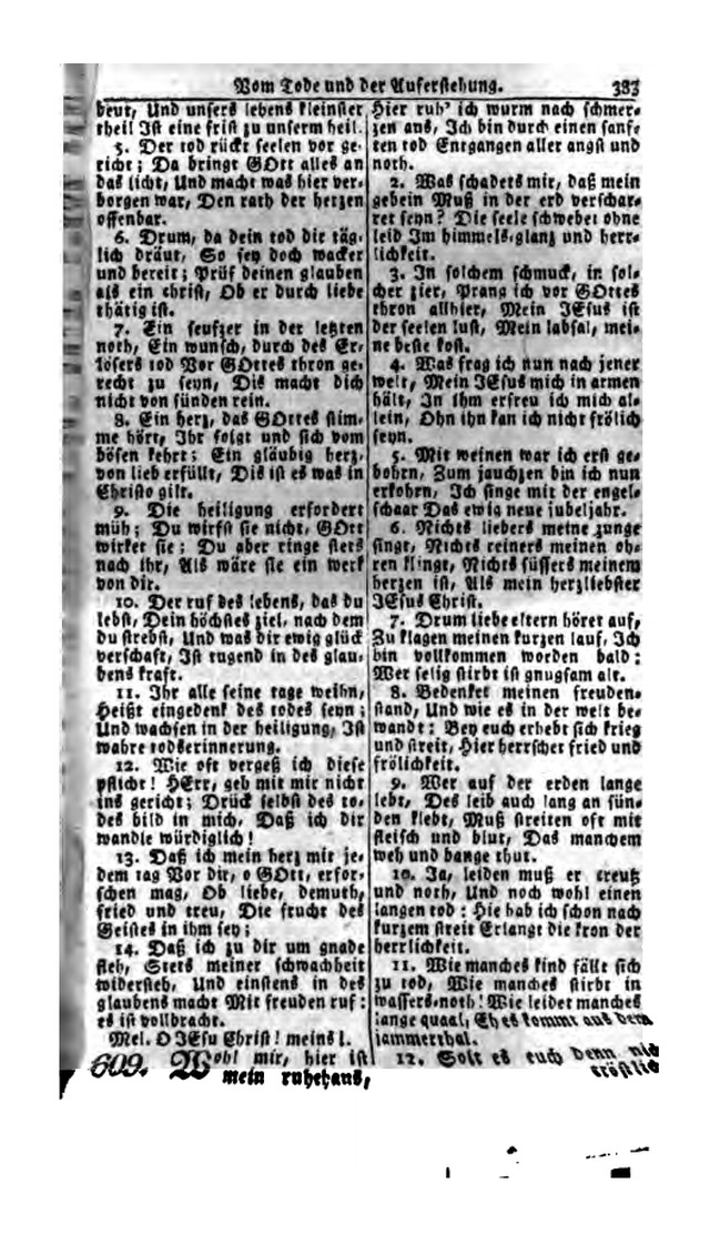 Erbauliche Lieder-Sammlung: zum gottestdienstlichen Gebrauch in den Vereinigten Evangelische-Lutherischen Gemeinen in Pennsylvanien und den benachbarten Staaten (Die Achte verm. ... Aufl.) page 379