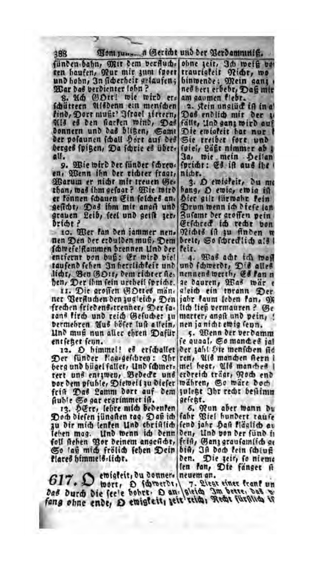 Erbauliche Lieder-Sammlung: zum gottestdienstlichen Gebrauch in den Vereinigten Evangelische-Lutherischen Gemeinen in Pennsylvanien und den benachbarten Staaten (Die Achte verm. ... Aufl.) page 384