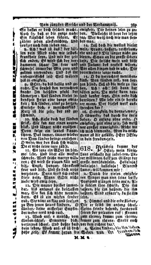 Erbauliche Lieder-Sammlung: zum gottestdienstlichen Gebrauch in den Vereinigten Evangelische-Lutherischen Gemeinen in Pennsylvanien und den benachbarten Staaten (Die Achte verm. ... Aufl.) page 385