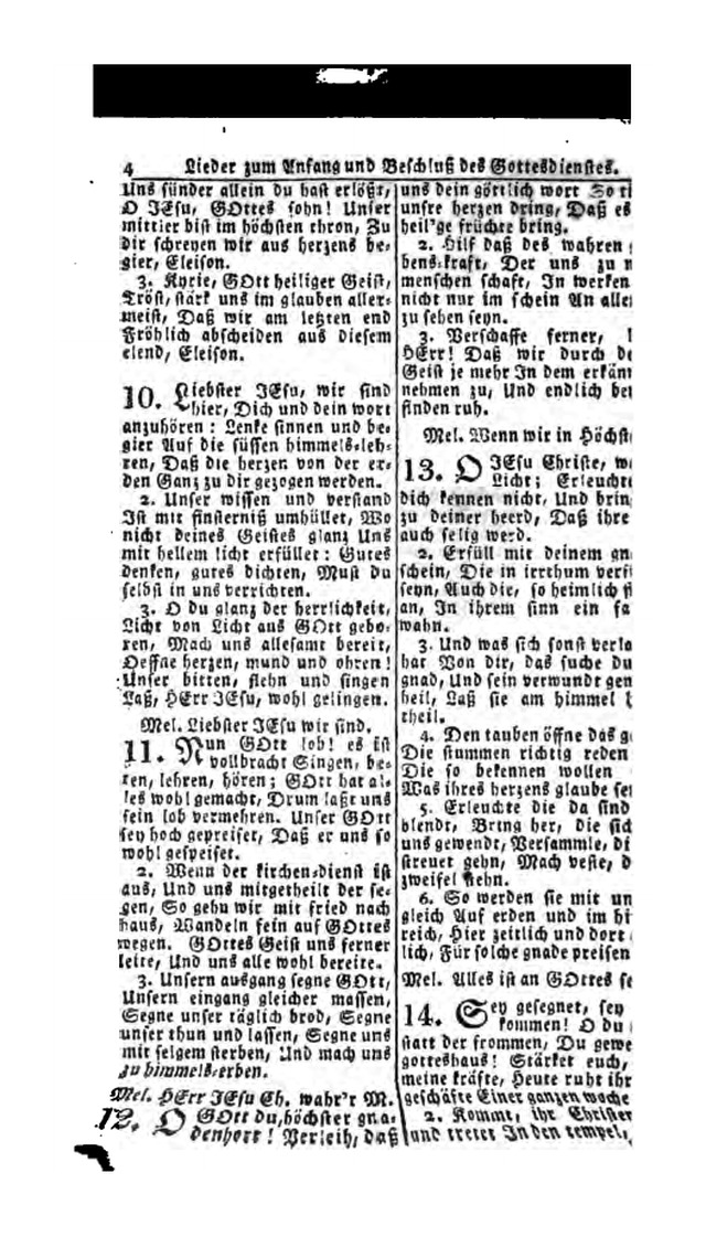 Erbauliche Lieder-Sammlung: zum gottestdienstlichen Gebrauch in den Vereinigten Evangelische-Lutherischen Gemeinen in Pennsylvanien und den benachbarten Staaten (Die Achte verm. ... Aufl.) page 4