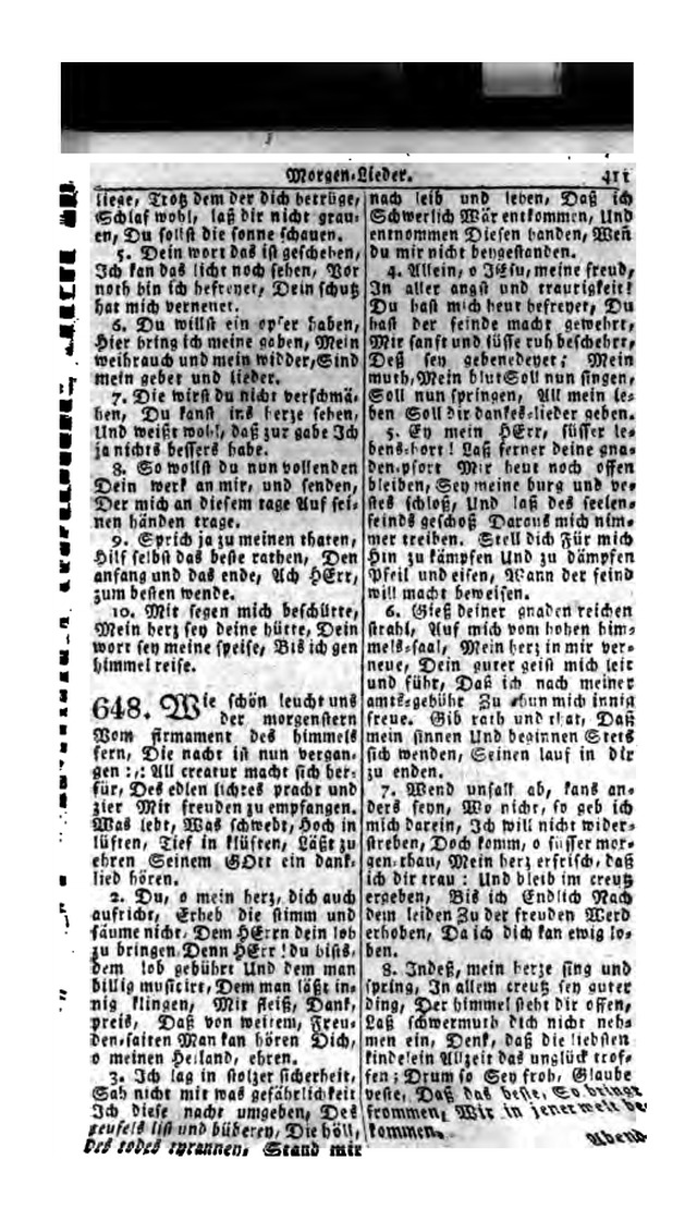 Erbauliche Lieder-Sammlung: zum gottestdienstlichen Gebrauch in den Vereinigten Evangelische-Lutherischen Gemeinen in Pennsylvanien und den benachbarten Staaten (Die Achte verm. ... Aufl.) page 407