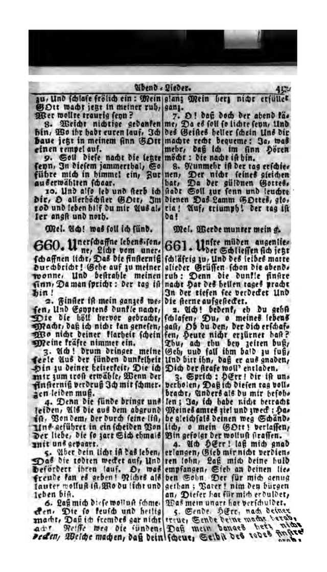 Erbauliche Lieder-Sammlung: zum gottestdienstlichen Gebrauch in den Vereinigten Evangelische-Lutherischen Gemeinen in Pennsylvanien und den benachbarten Staaten (Die Achte verm. ... Aufl.) page 413