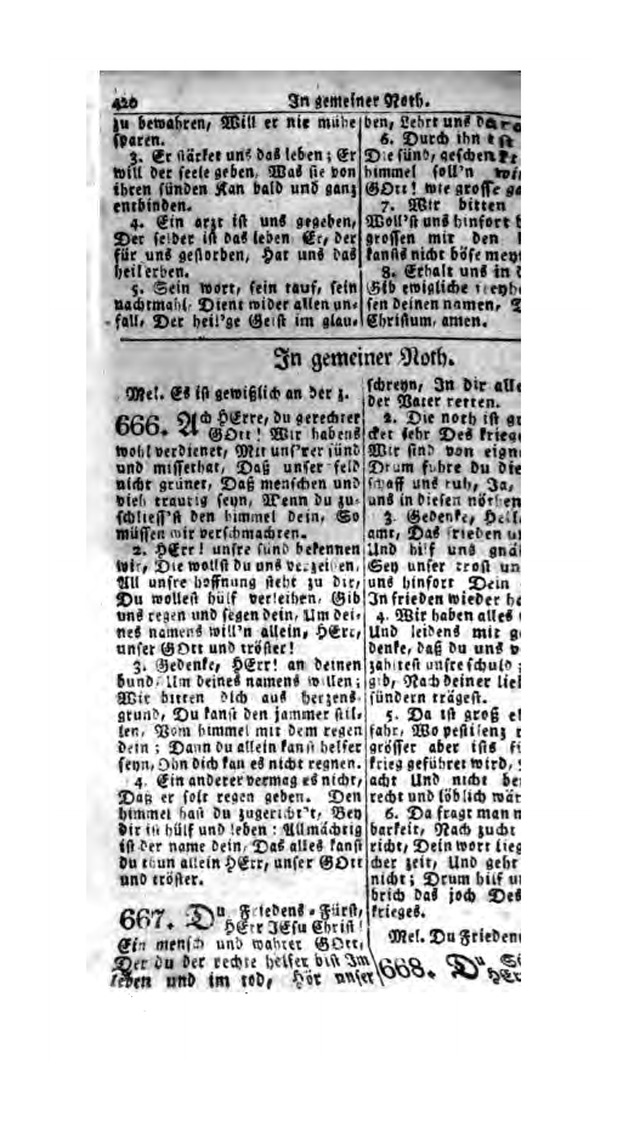 Erbauliche Lieder-Sammlung: zum gottestdienstlichen Gebrauch in den Vereinigten Evangelische-Lutherischen Gemeinen in Pennsylvanien und den benachbarten Staaten (Die Achte verm. ... Aufl.) page 416