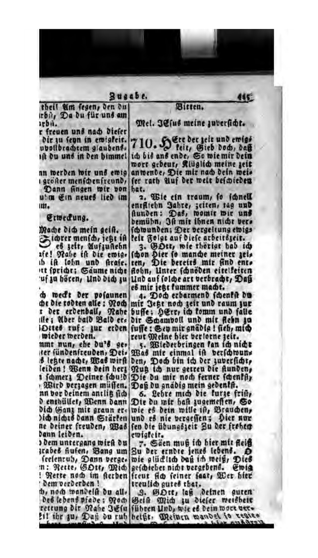 Erbauliche Lieder-Sammlung: zum gottestdienstlichen Gebrauch in den Vereinigten Evangelische-Lutherischen Gemeinen in Pennsylvanien und den benachbarten Staaten (Die Achte verm. ... Aufl.) page 441