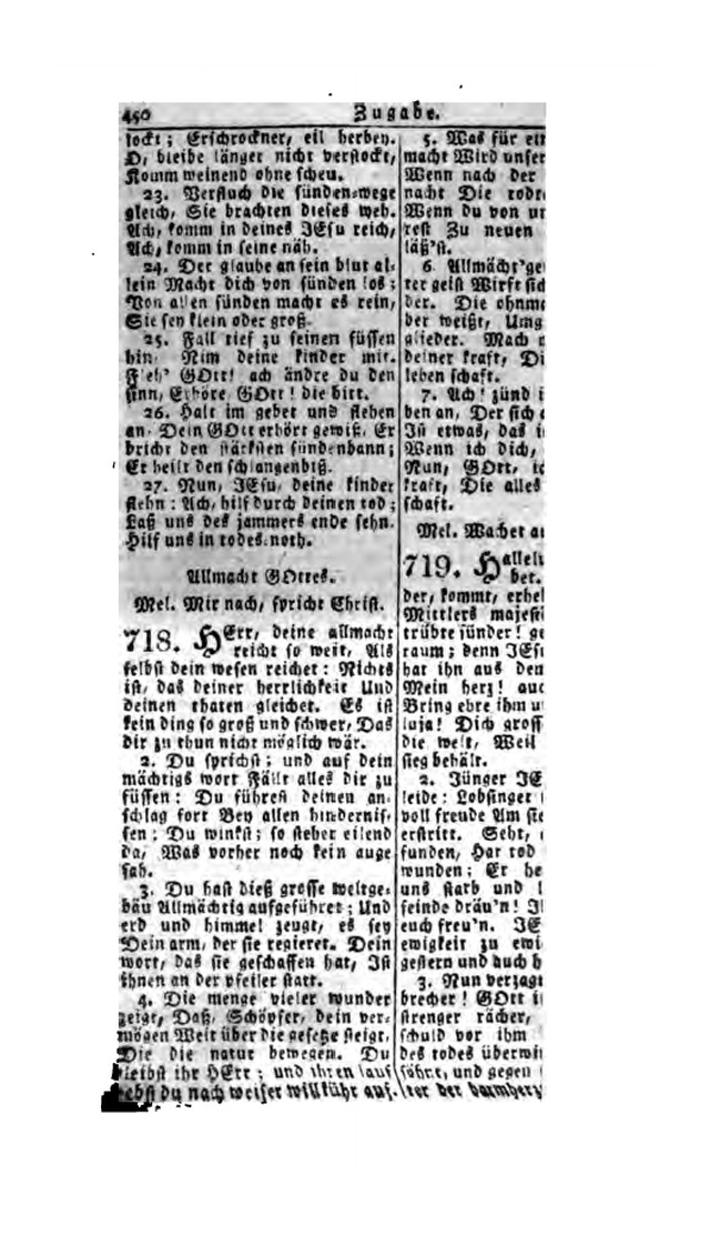 Erbauliche Lieder-Sammlung: zum gottestdienstlichen Gebrauch in den Vereinigten Evangelische-Lutherischen Gemeinen in Pennsylvanien und den benachbarten Staaten (Die Achte verm. ... Aufl.) page 446