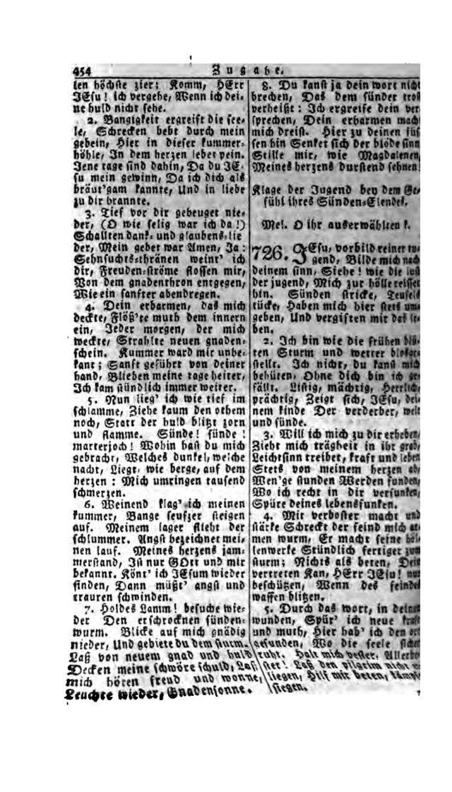 Erbauliche Lieder-Sammlung: zum gottestdienstlichen Gebrauch in den Vereinigten Evangelische-Lutherischen Gemeinen in Pennsylvanien und den benachbarten Staaten (Die Achte verm. ... Aufl.) page 450