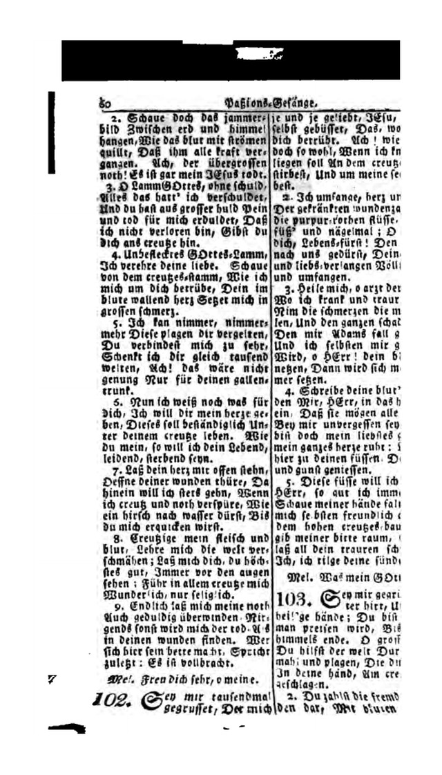 Erbauliche Lieder-Sammlung: zum gottestdienstlichen Gebrauch in den Vereinigten Evangelische-Lutherischen Gemeinen in Pennsylvanien und den benachbarten Staaten (Die Achte verm. ... Aufl.) page 58