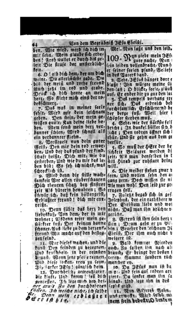 Erbauliche Lieder-Sammlung: zum gottestdienstlichen Gebrauch in den Vereinigten Evangelische-Lutherischen Gemeinen in Pennsylvanien und den benachbarten Staaten (Die Achte verm. ... Aufl.) page 62