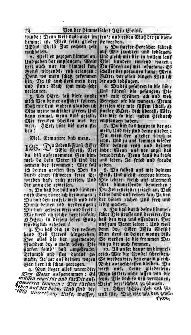 Erbauliche Lieder-Sammlung: zum gottestdienstlichen Gebrauch in den Vereinigten Evangelische-Lutherischen Gemeinen in Pennsylvanien und den benachbarten Staaten (Die Achte verm. ... Aufl.) page 70