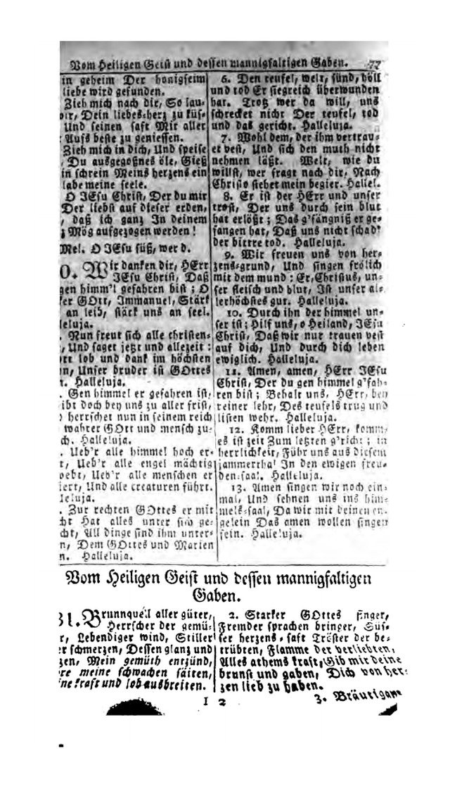 Erbauliche Lieder-Sammlung: zum gottestdienstlichen Gebrauch in den Vereinigten Evangelische-Lutherischen Gemeinen in Pennsylvanien und den benachbarten Staaten (Die Achte verm. ... Aufl.) page 73