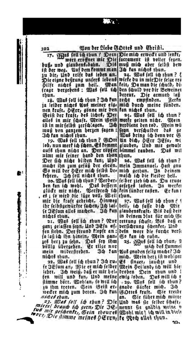 Erbauliche Lieder-Sammlung: zum gottestdienstlichen Gebrauch in den Vereinigten Evangelische-Lutherischen Gemeinen in Pennsylvanien und den benachbarten Staaten (Die Achte verm. ... Aufl.) page 98