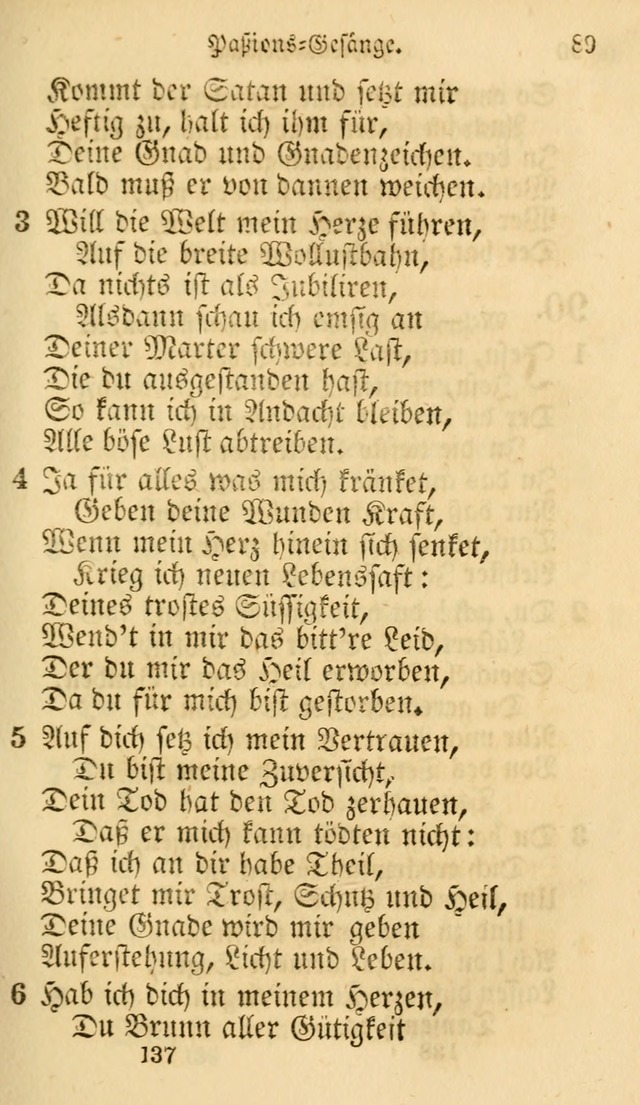 Evangelische Lieder-Sammlung: genommen aus der Liedersammlung und dem Gemeinschaftlichen Gesangbuch in den evanglischen Gemeinen page 137