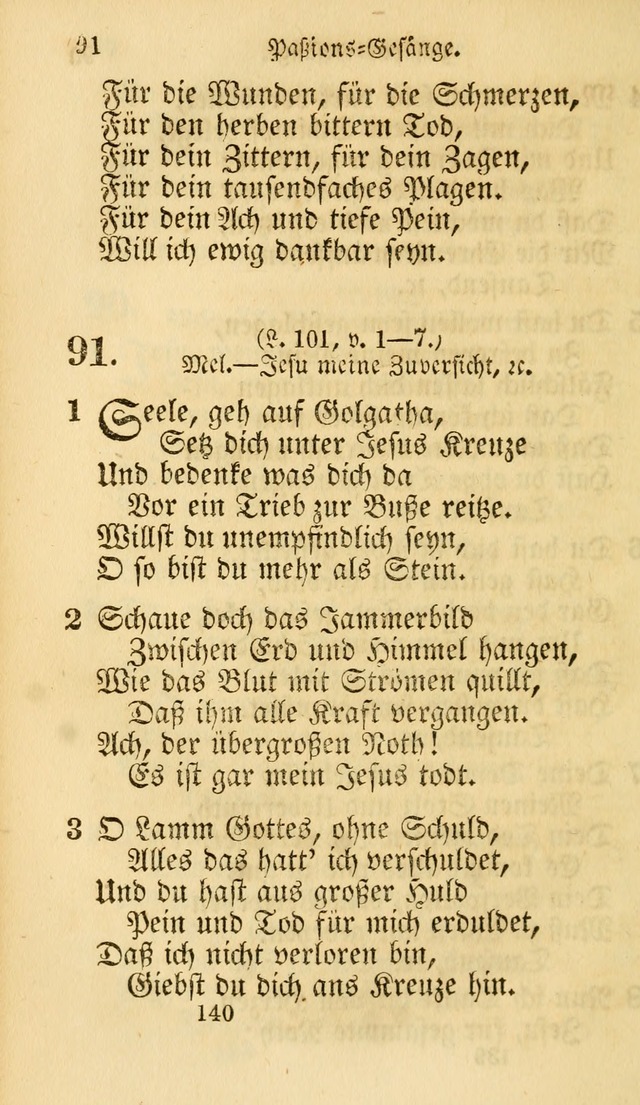 Evangelische Lieder-Sammlung: genommen aus der Liedersammlung und dem Gemeinschaftlichen Gesangbuch in den evanglischen Gemeinen page 140