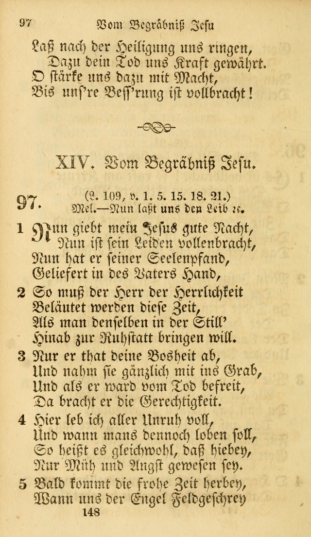 Evangelische Lieder-Sammlung: genommen aus der Liedersammlung und dem Gemeinschaftlichen Gesangbuch in den evanglischen Gemeinen page 148