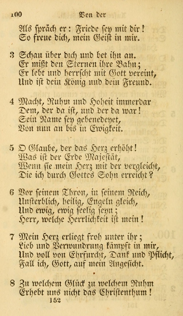 Evangelische Lieder-Sammlung: genommen aus der Liedersammlung und dem Gemeinschaftlichen Gesangbuch in den evanglischen Gemeinen page 152