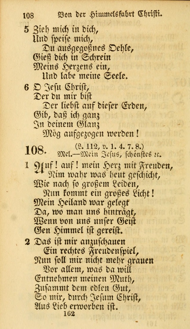 Evangelische Lieder-Sammlung: genommen aus der Liedersammlung und dem Gemeinschaftlichen Gesangbuch in den evanglischen Gemeinen page 162