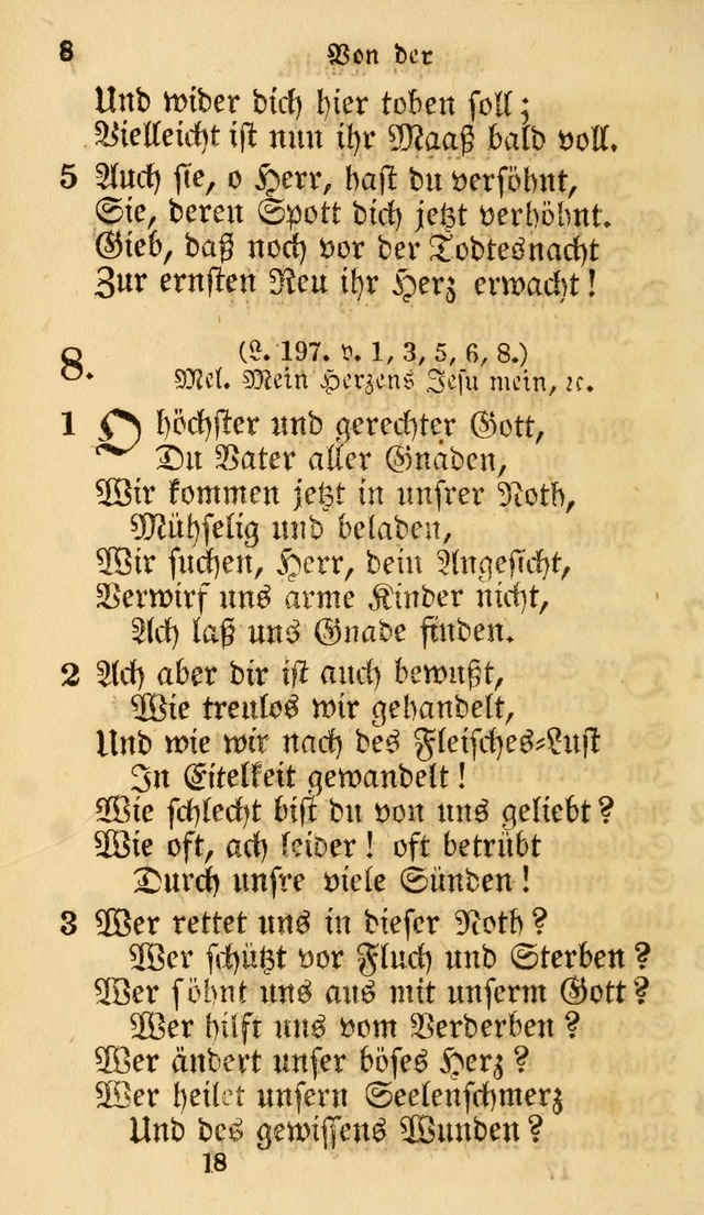 Evangelische Lieder-Sammlung: genommen aus der Liedersammlung und dem Gemeinschaftlichen Gesangbuch in den evanglischen Gemeinen page 18