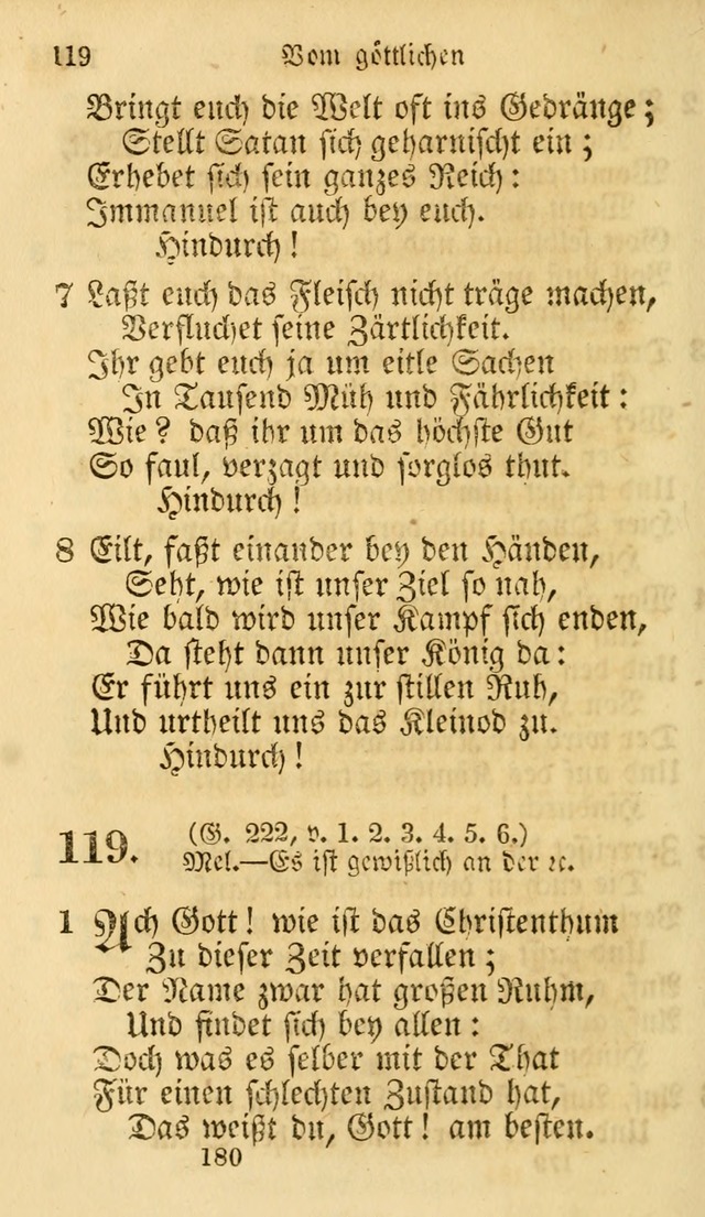 Evangelische Lieder-Sammlung: genommen aus der Liedersammlung und dem Gemeinschaftlichen Gesangbuch in den evanglischen Gemeinen page 180