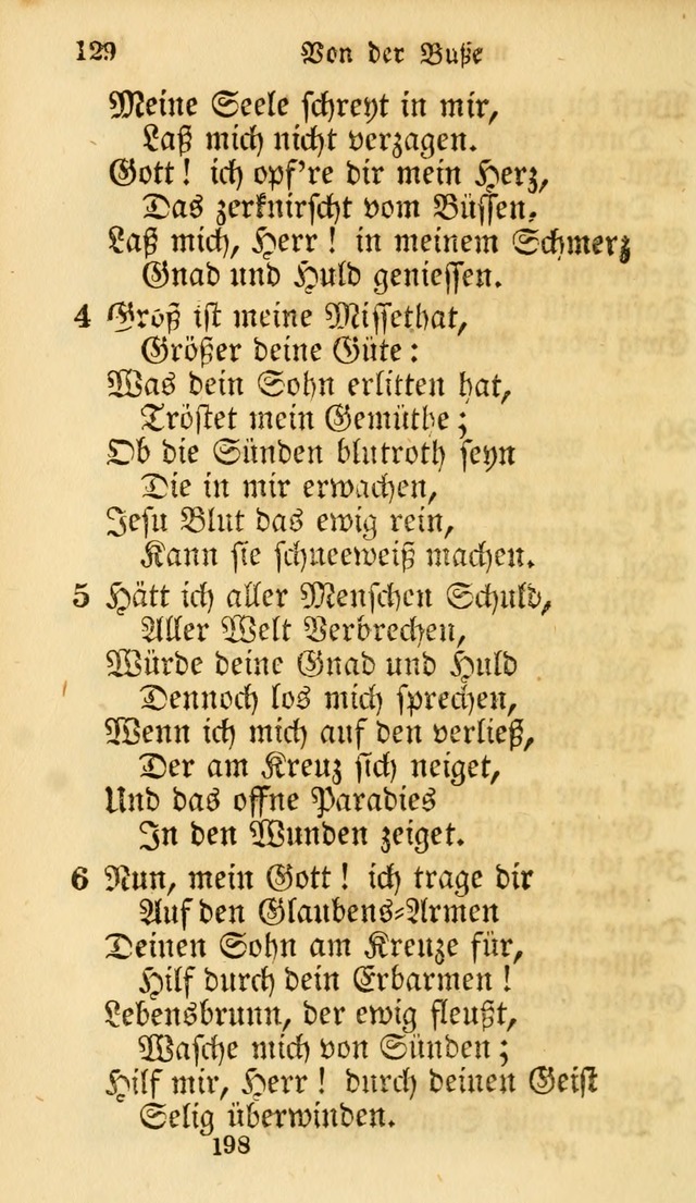 Evangelische Lieder-Sammlung: genommen aus der Liedersammlung und dem Gemeinschaftlichen Gesangbuch in den evanglischen Gemeinen page 198