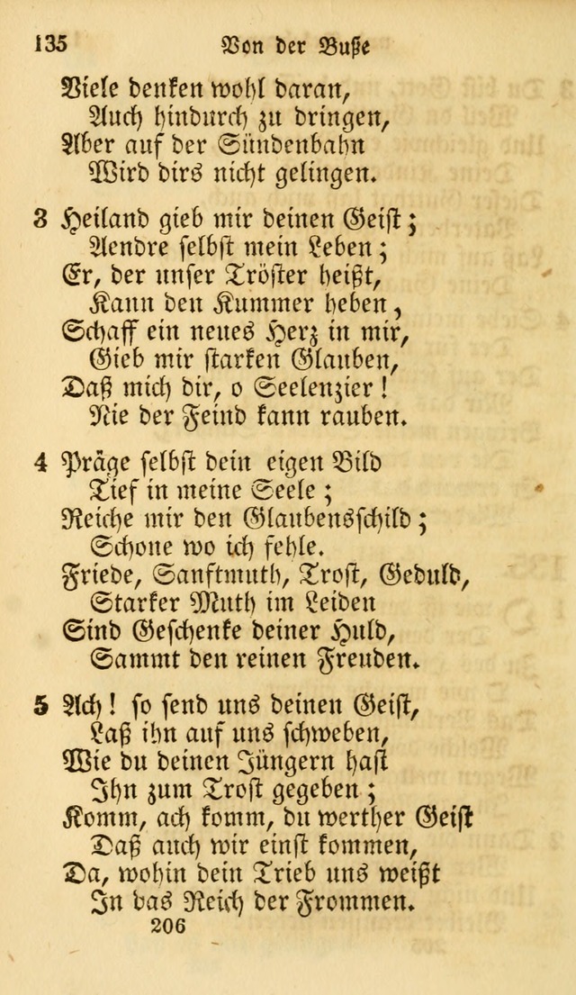 Evangelische Lieder-Sammlung: genommen aus der Liedersammlung und dem Gemeinschaftlichen Gesangbuch in den evanglischen Gemeinen page 206