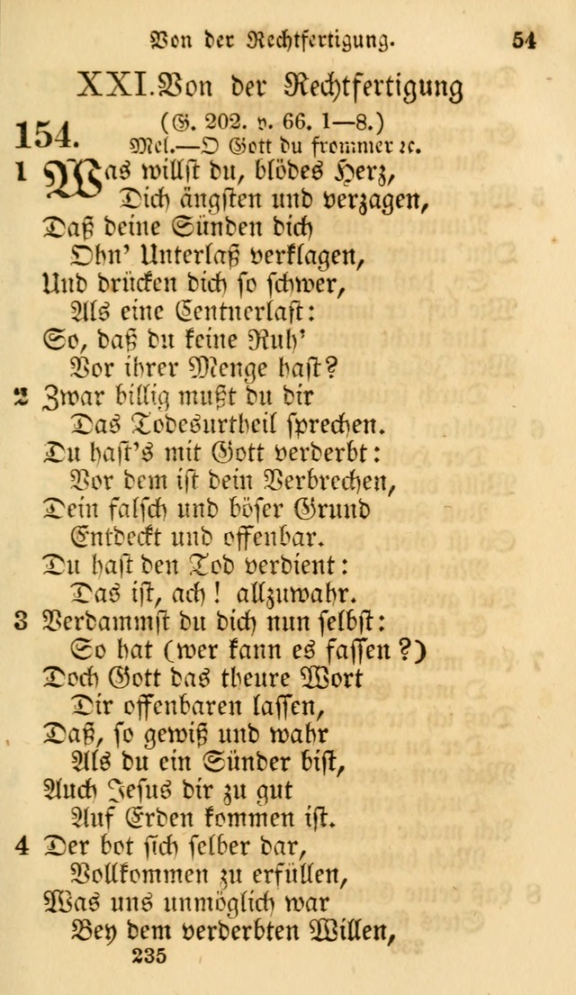 Evangelische Lieder-Sammlung: genommen aus der Liedersammlung und dem Gemeinschaftlichen Gesangbuch in den evanglischen Gemeinen page 235