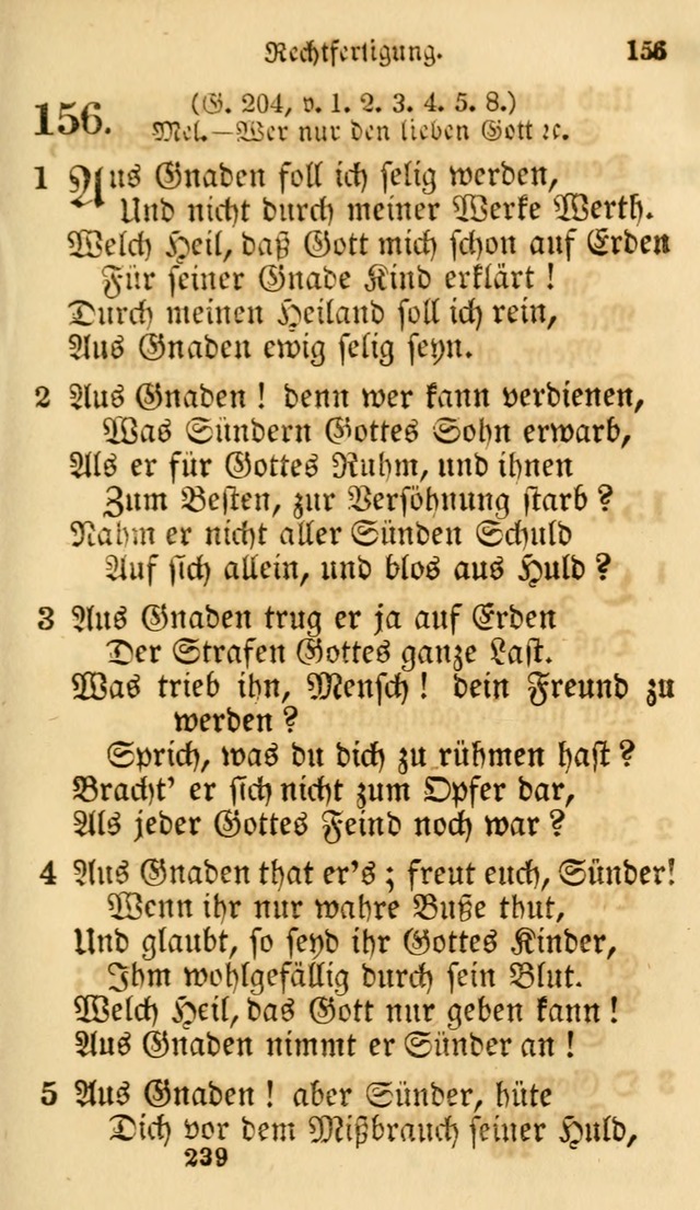 Evangelische Lieder-Sammlung: genommen aus der Liedersammlung und dem Gemeinschaftlichen Gesangbuch in den evanglischen Gemeinen page 239