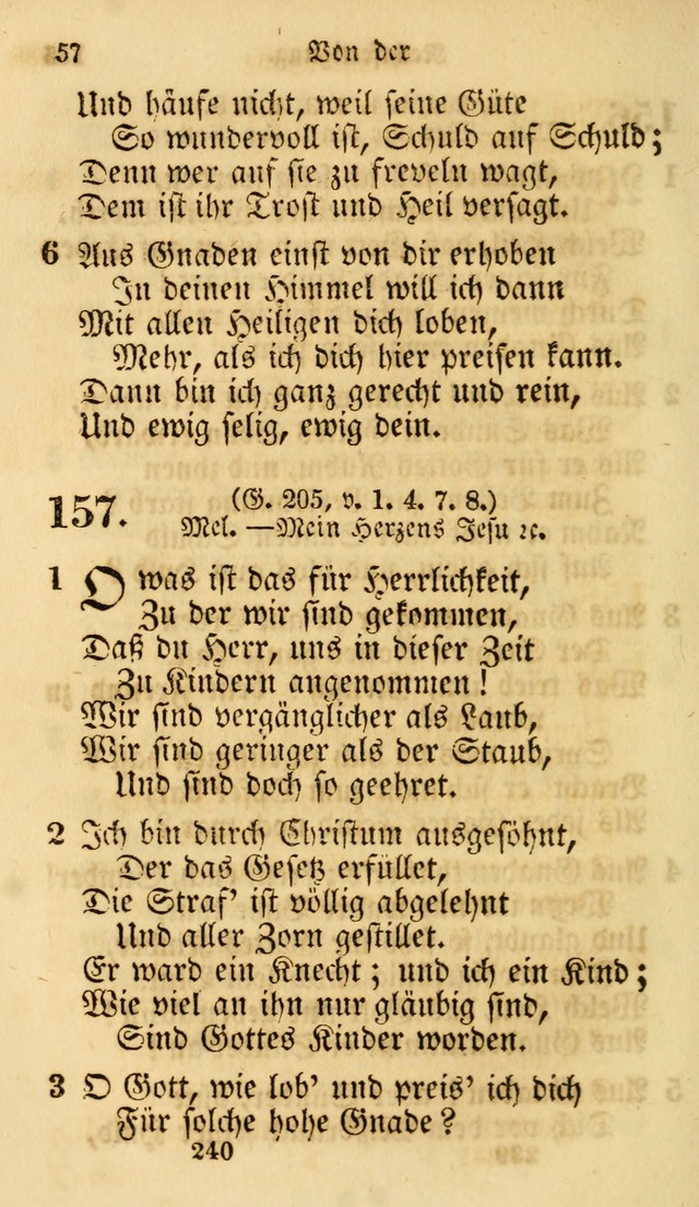 Evangelische Lieder-Sammlung: genommen aus der Liedersammlung und dem Gemeinschaftlichen Gesangbuch in den evanglischen Gemeinen page 240