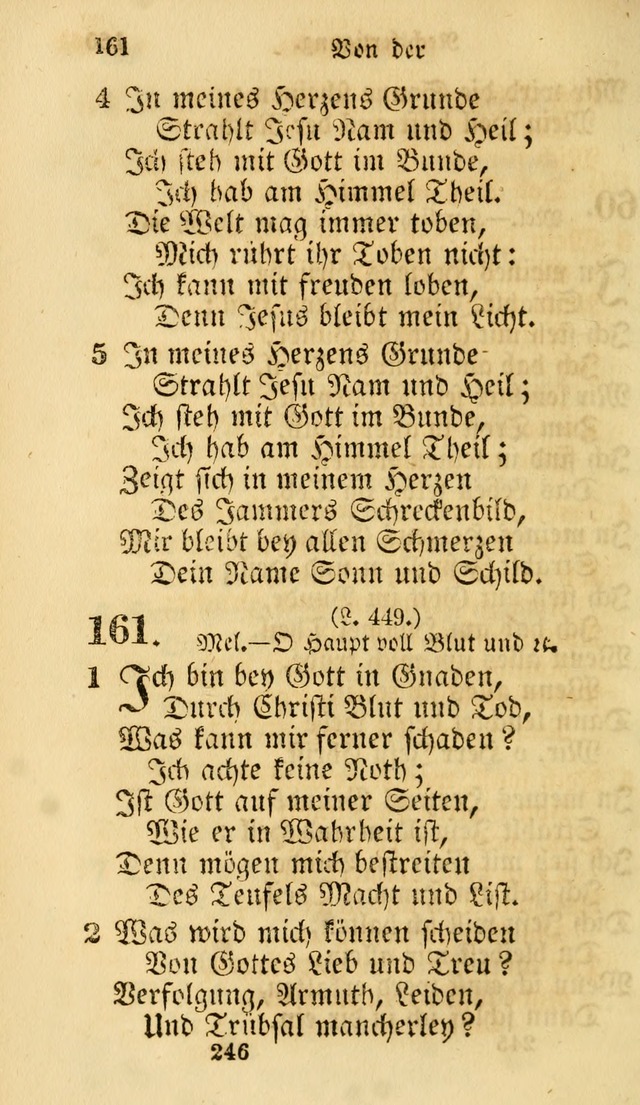 Evangelische Lieder-Sammlung: genommen aus der Liedersammlung und dem Gemeinschaftlichen Gesangbuch in den evanglischen Gemeinen page 246