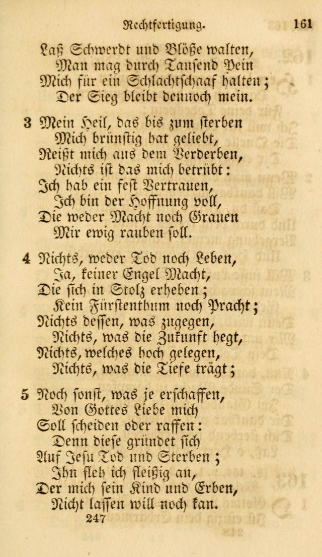 Evangelische Lieder-Sammlung: genommen aus der Liedersammlung und dem Gemeinschaftlichen Gesangbuch in den evanglischen Gemeinen page 247