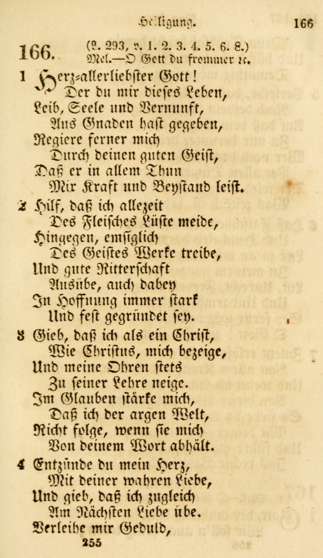 Evangelische Lieder-Sammlung: genommen aus der Liedersammlung und dem Gemeinschaftlichen Gesangbuch in den evanglischen Gemeinen page 255